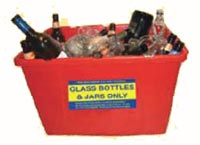 Photo - Glass Recycling Curbie