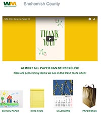 Recycling Paper - Click here for more