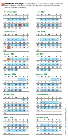Collection Calendar Click here