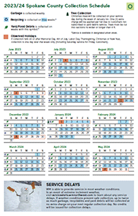 Click here to download - Odd Week Collection Calendar