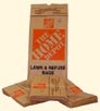 Kraft type yard bags