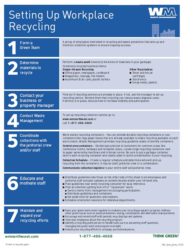 Click here to download - Setting Up Workplace Recycling