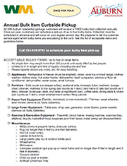 Click here to download - Bulky Item Item Pickup Information