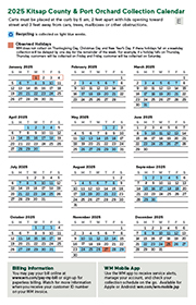 Click here to download the collection calendar