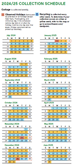 Click here to download the collection calendar