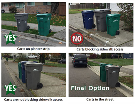 Cart Placement at the Street Cart Placement at the Street