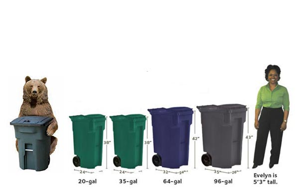 Kittitas County Cart Sizes