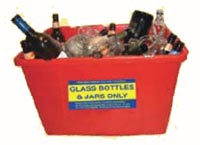 Photo - Glass Recycling Curbie