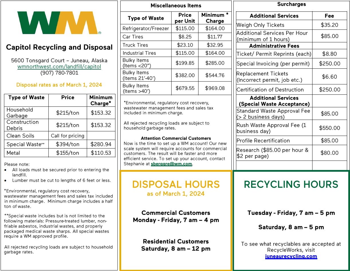 Click here to download - Capitol Recycling and Disposal Rates