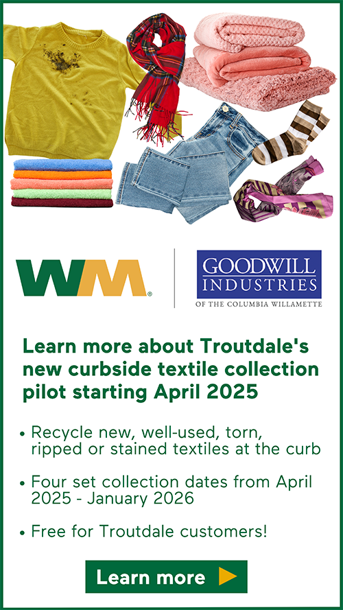 Textile Recycling program click here to learn more