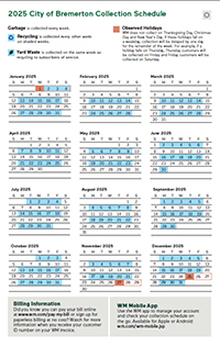 Click here to download - Odd Week Collection Calendar
