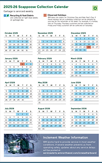 Click here to download - Odd Week Collection Calendar