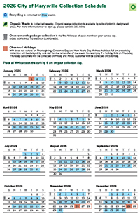 Click here to download - Odd Week Collection Calendar