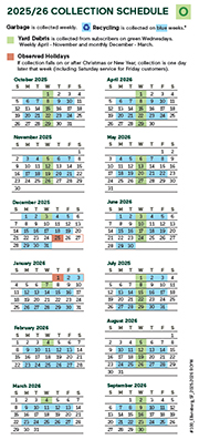 Click here to download - Collection Calendar