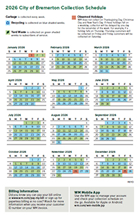 Click here to download - Even Week Collection Calendar