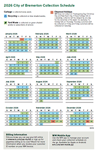Click here to download - Odd Week Collection Calendar