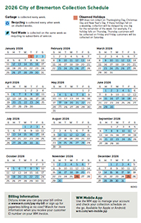 Click here to download - Odd Week Collection Calendar