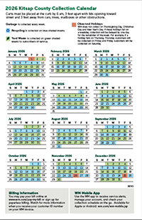 Click here to download - Even Week Collection Calendar