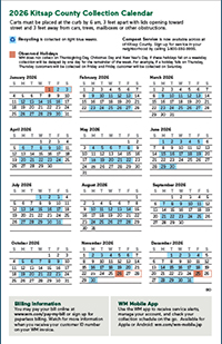 Click here to download - Odd Week Collection Calendar