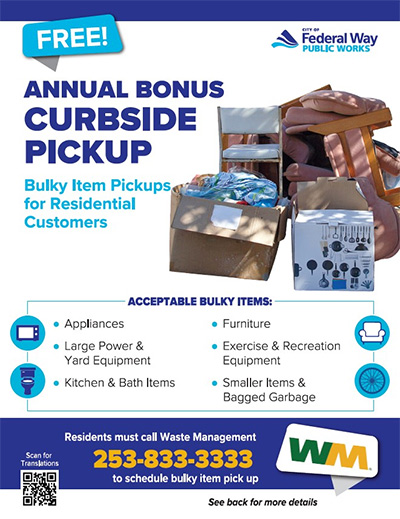 Click here to download - Bulky Pickup Information
