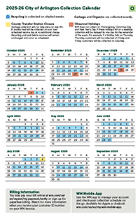 Download the Odd Week Collection Calendar