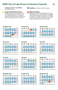 Download the Odd Week Collection Calendar