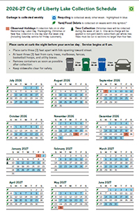 Click here to download - Odd Week Collection Calendar