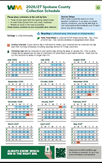 Click here to download - Odd Week Collection Calendar