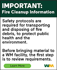 Fire Cleanup Information - Click here