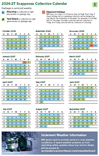 Click here to download - Collection Calendar