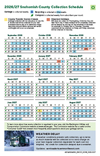 Click here to download - Snohomish County Odd Week Collection Calendar