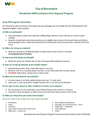 Click here for Free Disposal Program Details